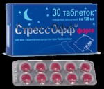 СтрессОфф форте, таблетки покрытые оболочкой 120 мг 30 шт