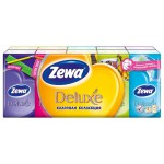 Платки носовые, Zewa (Зева) 100 шт делюкс школа