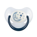 Соска-пустышка силиконовая, Canpol babies (Канпол бебиз) арт. 22/501 (250930238) анатомическая Найт дримс 6-18 мес синяя (голубая)