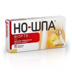 Но-шпа форте, таблетки 80 мг 10 шт